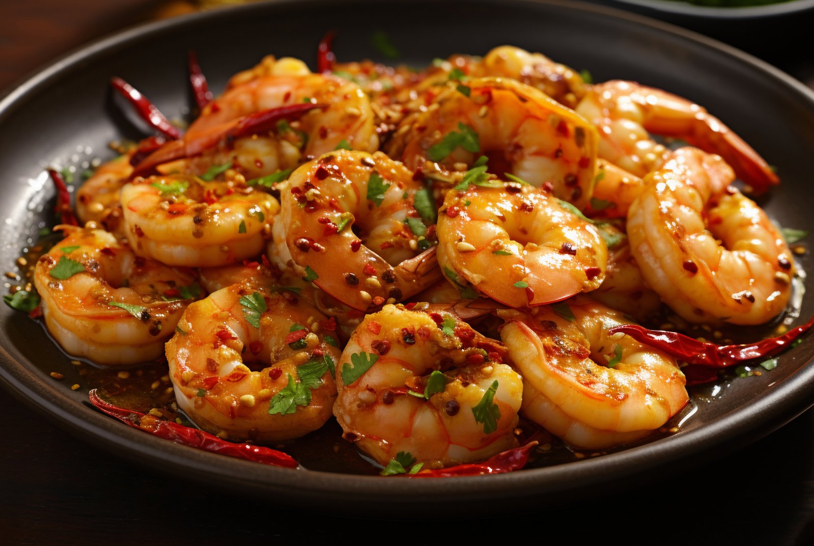 Pan Fried Chilli Prawn (8 pcs)