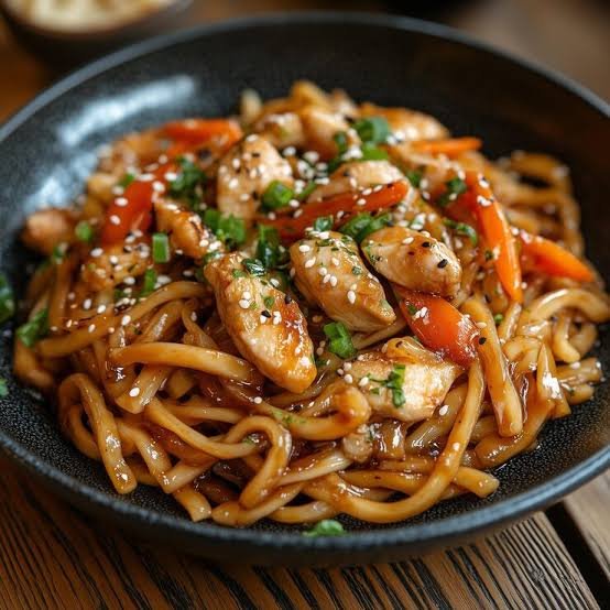 Egg Chicken Schezwan Noodles