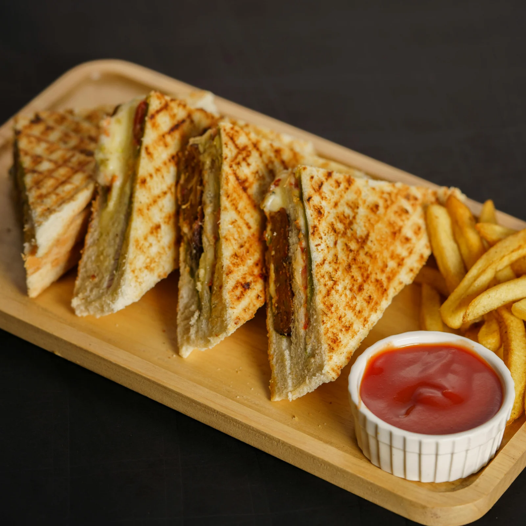 Chicken Cheese Club Sandwich